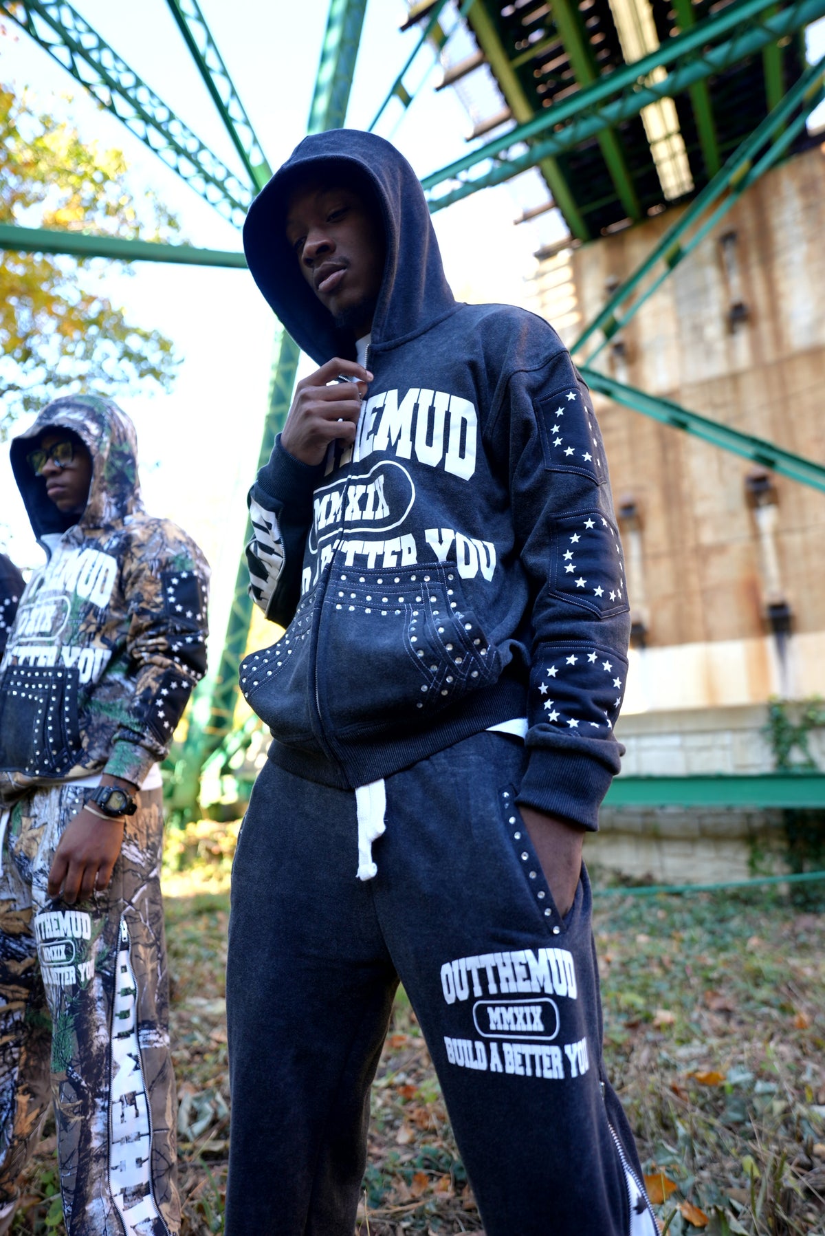 "BUILD A BETTER YOU!" SWEAT JACKET - BLACK