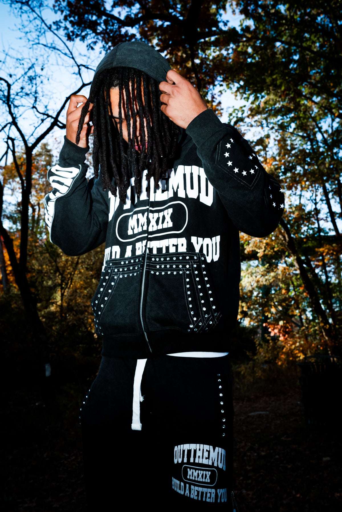 "BUILD A BETTER YOU!" SWEAT JACKET - BLACK