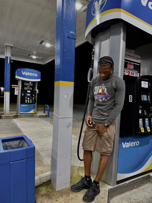 Throwback Rough Rider LS- Black